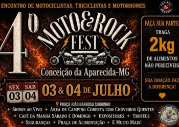 BENEFICENTE | Conceição da Aparecida recebe o Moto&Rock Fest nos dias 03 e 04 de julho