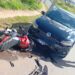 Grave acidente no Bairro Nova Passos deixa motociclista ferido em Passos (MG)