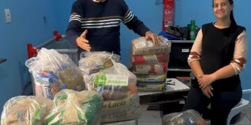 VÍDEO | DFL3 Mar de Minas arrecada alimentos em São José da Barra e doações serão destinadas a instituição em Alpinópolis