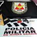 Operação da Polícia Militar prende três suspeitos e apreende arma de fogo em Alfenas
