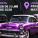 Carmo do Rio Claro recebe 3º Encontro e Exposição de Carros Antigos na Praça da Matriz