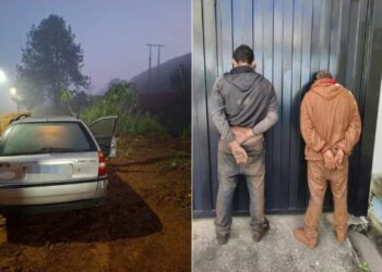 Quatro suspeitos de série de roubos são presos após perseguição e cerco policial em Cambuí