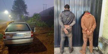 Quatro suspeitos de série de roubos são presos após perseguição e cerco policial em Cambuí