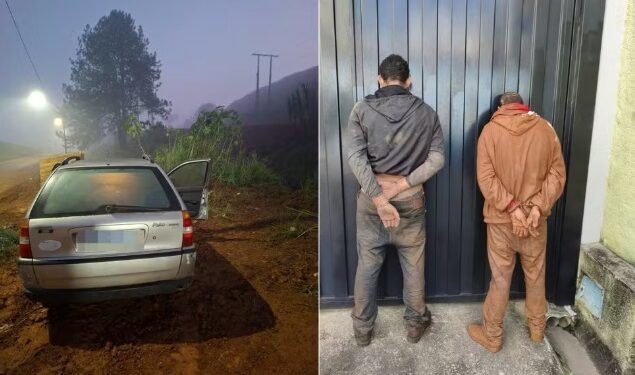 Quatro suspeitos de série de roubos são presos após perseguição e cerco policial em Cambuí