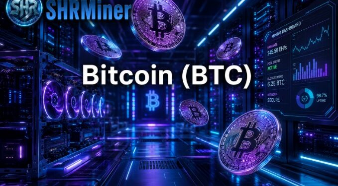 SHR Miner lança serviço gratuito de mineração em nuvem para detentores de BTC, XRP e ETH, oferecendo ganhos diários de $10.700 ou mais