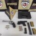 Homem é preso com armas e mais de 120 munições durante ação da PM em Passos