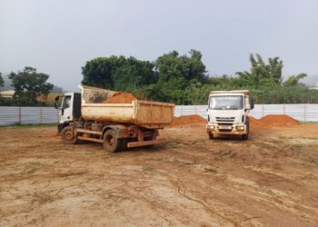 Obras para construção da UBS do Jardim América começam com serviço de aterro em Carmo do Rio Claro