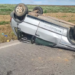 Bebê de um mês morre após capotamento de carro na BR-265