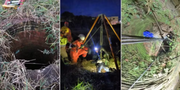 Bombeiros resgatam menino que caiu em cisterna e encontram cachorro preso no local no Sul de Minas