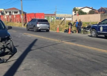 Acidente em cruzamento no Sul de Minas deixa uma pessoa ferida