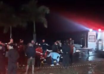 Vendedor ambulante é atropelado durante trabalho próximo a entrada da Festa do Peão de Alterosa