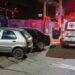 Batida entre dois veículos mobiliza SAMU e Polícia Militar em Alfenas