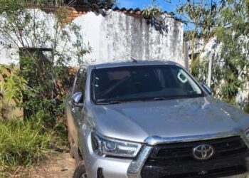 Veículos roubados são encontrados em área rural de Serrania; placas de outros automóveis também são apreendidas