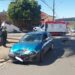 Acidente entre Fiorino e Corsa termina com veículo tombado em Alfenas