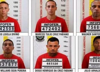 Seis presos fogem do Presídio de Passos; fotos e identidades são divulgadas para auxiliar nas buscas