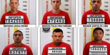 Seis presos fogem do Presídio de Passos; fotos e identidades são divulgadas para auxiliar nas buscas
