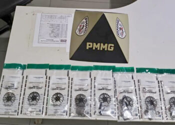 Jovem é preso durante operação da PM e grande quantidade de drogas é apreendida em Muzambinho