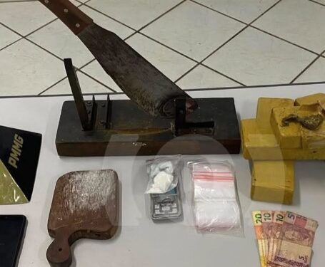 Comerciante é preso com cerca de 3,5 quilos de maconha durante operação da PM em Piumhi