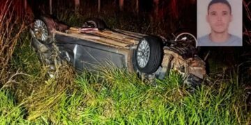 Jovem de 29 anos morre em capotamento na LMG-856, entre Cássia e Delfinópolis