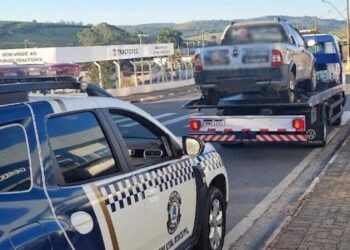 GCM prende motorista e apreende caminhonete clonada