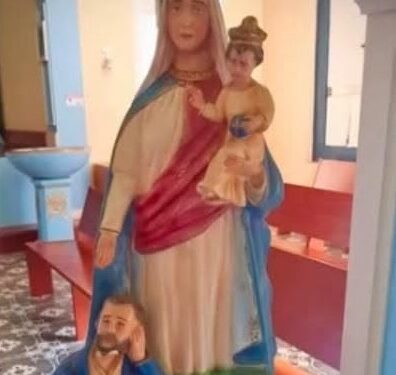 Imagem Sacra de Nossa Senhora da Penha é furtada na capelinha da Penha em Passos (MG)