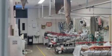 Imagem de pacientes durante temporal em hospital de Ribeirão Preto repercute nas redes sociais