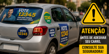 Adesivo de candidato pode cancelar seguro do carro? Entenda o que vale