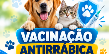 Vacinação antirrábica para cães e gatos acontece no final de semana em Carmo do Rio Claro