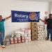 Rotary de Carmo do Rio Claro doa mais de 600 kg de alimentos ao GAPOP-R, em Passos