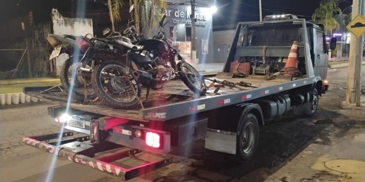 PM apreende motos com chassis raspados e recupera motor furtado em Carmo