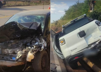 Mulher fica gravemente ferida em acidente com quatro veículos na MGC-369