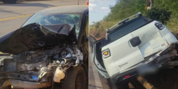 3. Mulher fica gravemente ferida em acidente com quatro veículos na MGC-369