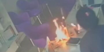 VÍDEO: Mulher ateia fogo, destrói equipamentos e ameaça funcionárias durante ataque em loja no Sul de Minas