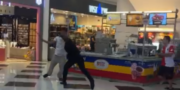 VÍDEO: Briga dentro de shopping deixa dois trabalhadores feridos em Poços de Caldas