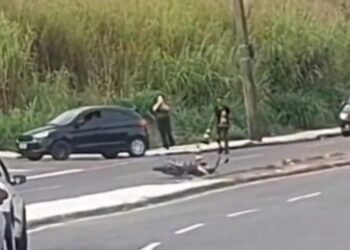 VÍDEO: Motociclista de 54 anos morre após colisão com carro no Sul de Minas