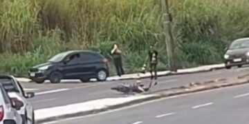 VÍDEO: Motociclista de 54 anos morre após colisão com carro no Sul de Minas