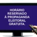 Horário eleitoral gratuito começou nesta sexta-feira no rádio e na TV para as eleições de 2026