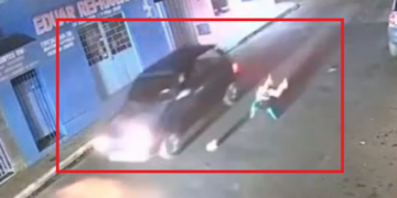 VÍDEO: Câmera registra menina de 10 anos sendo atropelada enquanto atravessava faixa de pedestres