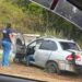 Colisão entre dois carros deixa quatro feridos na MGC-491