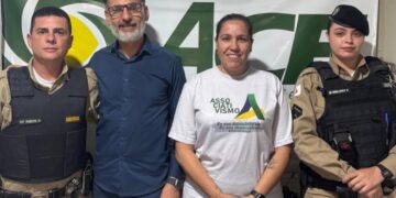 ACE e Polícia Militar fortalecem ações de segurança no comércio de Carmo do Rio Claro