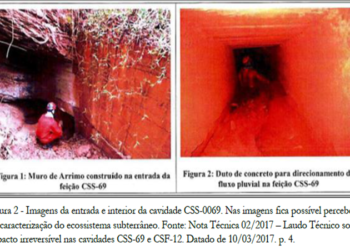 Em ação do MPMG, Justiça condena DER-MG e Estado de Minas Gerais por danos irreversíveis a cavernas na MG-010