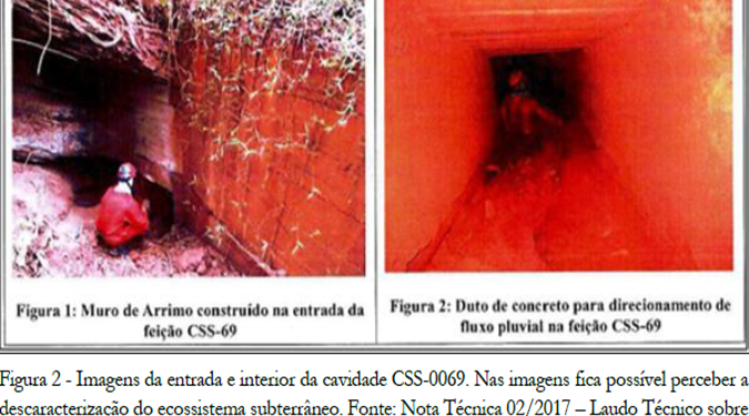 Em ação do MPMG, Justiça condena DER-MG e Estado de Minas Gerais por danos irreversíveis a cavernas na MG-010