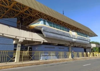 Trecho central do monotrilho de Poços de Caldas será demolido até 2028