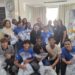 Alunos da E.E. Abraão Lincoln confeccionam almofadas e fazem doação ao Gapop-R em Passos