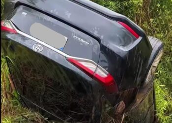 Prefeito de Guapé sofre acidente após aquaplanagem na BR-354