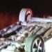 Carro capota na MG-184 e deixa uma pessoa ferida