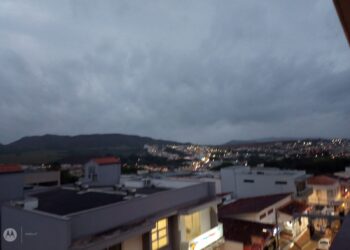 Carmo do Rio Claro está entre cidades do Sul de Minas sob alerta laranja para chuva forte, ventos e granizo