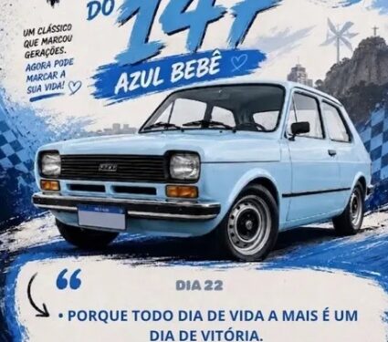 VÍDEO | Rifa beneficente vai sortear Fiat Uno 147 em prol do Hospital Regional de Câncer de Passos