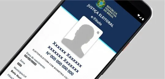 E-Título poderá ser baixado no dia da eleição