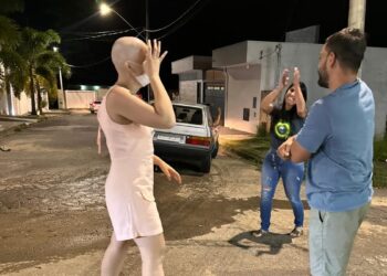 VÍDEO | Tailise e Alexandre recebem homenagem emocionante de amigos antes do casamento em Carmo